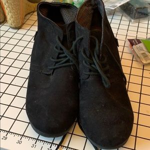 🍂Route 66 Black Wedge Boots!